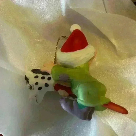 DISNEY 1996 DOPEY ORNAMENT GROLIER COLLECTIBLES W/ BOX CHRISTMAS - Picture 3 of 3